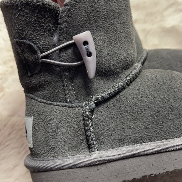 Aussie Merino Suede/Wool Kids Boots Y11 - Picture 8 of 16